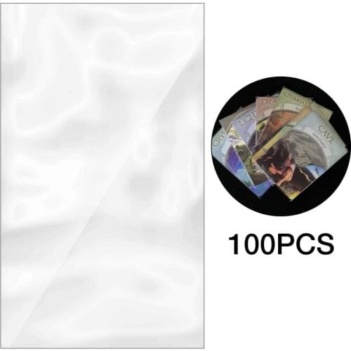 Tarot Card Protective Film Oracle Catarot Card Case Cover Protective Film 6*10.3cm Pack Of 100 Pieces