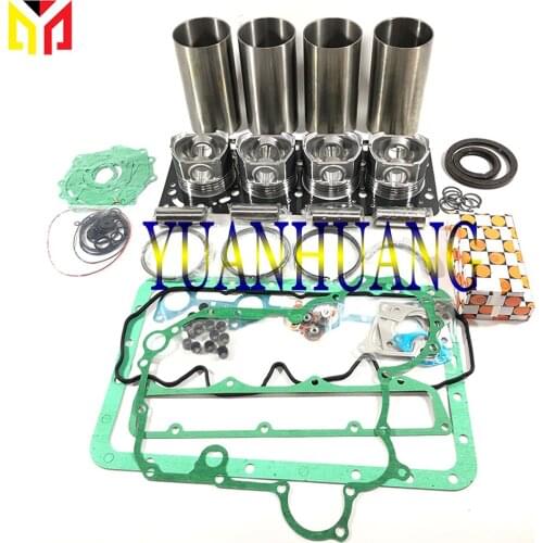 4D95 4D95S-W-1 Engine Rebuild Kit With Valve Overhual Repair Gasket For Komatsu PC60-5 PC60-6 PC60-7 Excavator