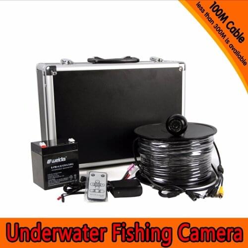 7Inch 650TVL 100M Water-Proof IP66 Fishing Camera AV Endoscope