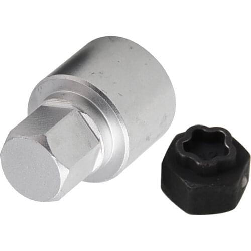 Automotive Locking Wheel Bolt Nut Removal Key with Adapter for BMW 1 2 3 Vehicles