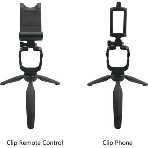 For DJI Mavic Air 2 Stabilizer Bracket Handheld Gimbal Kit Mobile Phone/ Remote Control Clip with 1/4 Port Tripod Connection