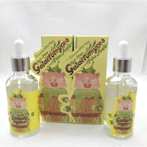 Factory Direct Batch Of Piglet Body And Face Essential Oil Moisturizing Yellow Wooden Barrel Hyaluronic Acid Essence 50ml