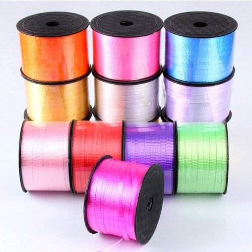 90m Balloons ribbons, red pink gold multiple Colour birthday party balloon belay wedding ribbon balloon special ribbons100 yards