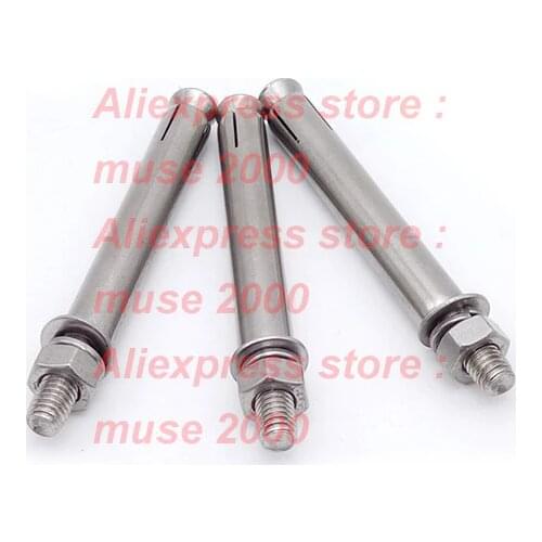 M6 M8 M10 M12 expansion bolt ring nut 304 Ceiling wall light fan hooker hanging screw wall anchor steel eyebolt sport room