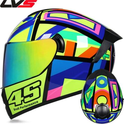 DOT Approved Safety Motorcycle Helmets Full Face Dual Lens Racing Helmet Strong Resistance Off Road Helmet Casque Casco Moto