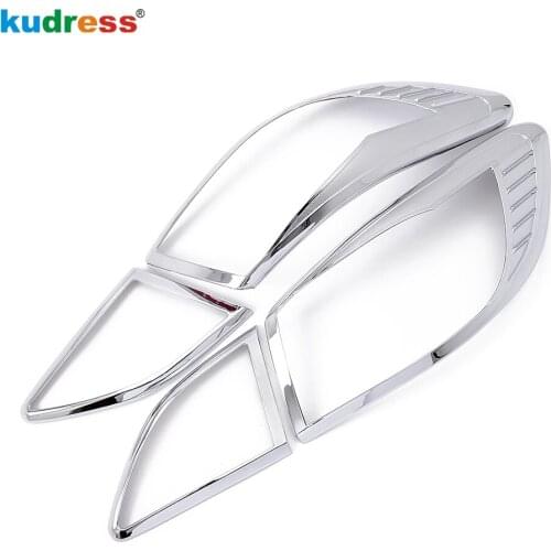 For Mazda 3 M3 2010 2011 2012 ABS Chrome Car Rear Light Cover Trim Tail Lamp Frame Covers Sticker Styling Exterior Accessories