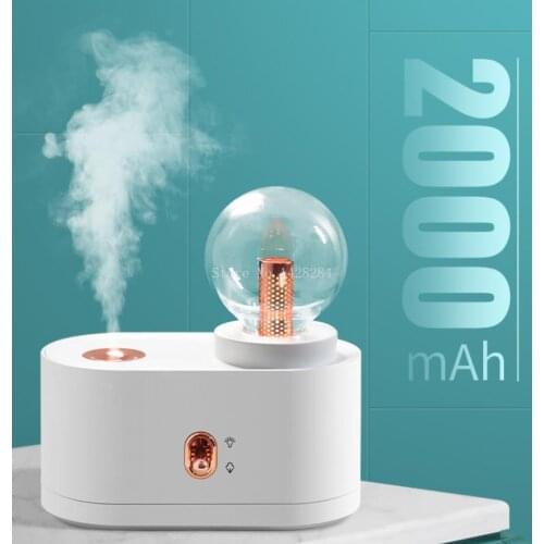 Xiaomi Desktop Humidifier Silent Atomizer Home Office Spray Moisturize Instrument Usb Charging Bedroom Night Light