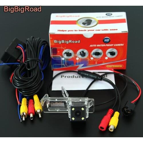 BigBigRoad Car Rear View Reverse Backup Parking Camera For Renault Master 2010- 2014 2015 / Megane 2 II 3 III / Clio 4 2014 2015