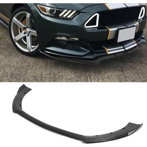 Front Bumper Lower Splitter Spoiler Diffusers 3-Stage Front Shovel Lip Protector Fits for Ford Mustang 2015 2016 2017 2018