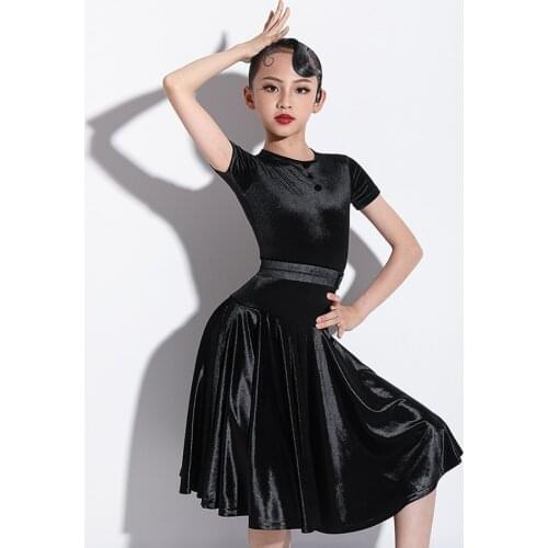 2 Colors Professional Latin Dance Dress Competiton Stage Dress Girl Ballroom Samba Performance Dress Dancing Costume G3512
