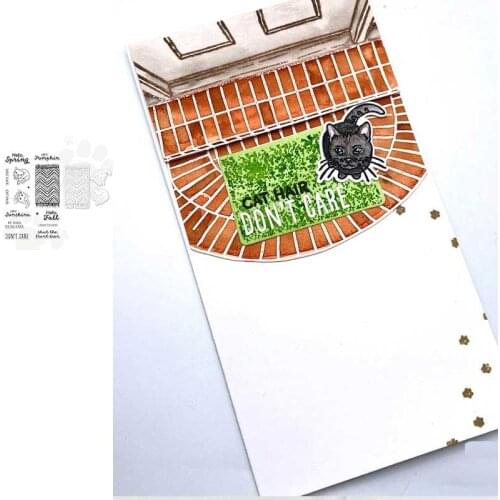 Puppy Scarf Stamps And Dies New Arrival 2021 Scrapbook Diary Decoration Stencil Embossing Template Diy Greeting Card Handmade