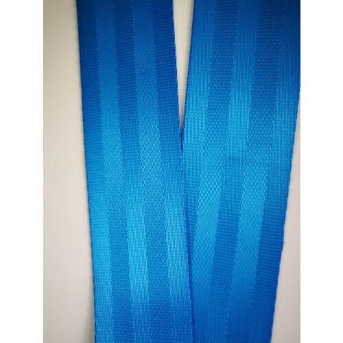 XIMOOR 4-36Meter Aqua Blue Car Seat Belt Webbing Universal Car Personalized Modification Seat Belt Webbing Car Accessories