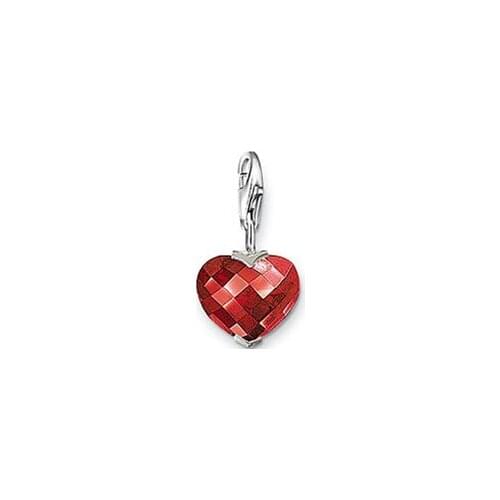 ThomasPT1121 Pendant Red Heart Charm Euro-American style Good Jewelry