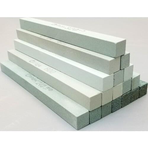 New white corundum square strip sharpening stone sharpener sharpener for fixed angle