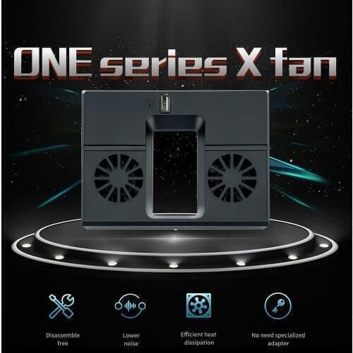 Cooling Fan Vertical Stand Dual Controller Fan Slim Ulatra Quiet Vertical Stand USB Cooler Bracket For Xbox Series X Must-have