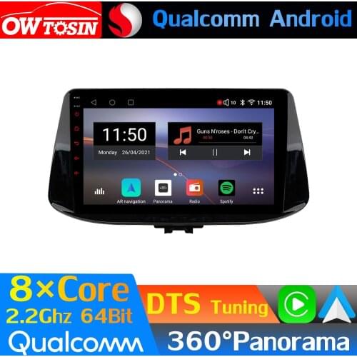 Qualcomm 8Core Android Car Multimedia For Hyundai i30 Elantra GT PD 2017-2021 HIFI 4G 360 Panoramic Radio GPS CarPlay Head Unit
