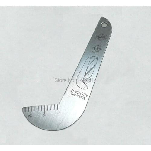 High quality Bit Pattern Drill Template drill bit gauge weld inspect gauge tool Drill Bit Patter Gauge Template