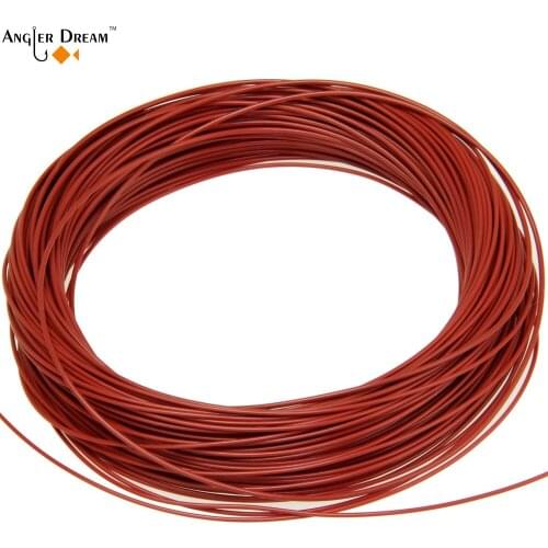WF 5/6/7/8/9S Sinking Fly Fishing Line 100FT Weight Forward Brown Fly Line 3ips Sinking Rate