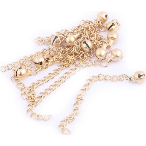 10pcs Stainless Steel Gold Plated Necklace Extension Chains Diy Extended For Bracelets Jewelry Making Accessories