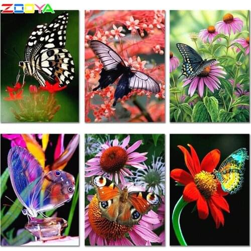 5D Diy Crystal Flower Diamond Embroidery Butterfly Diamond Painting Beautiful 3D Full Diamond Mosaic Butterfly Decortion Er051