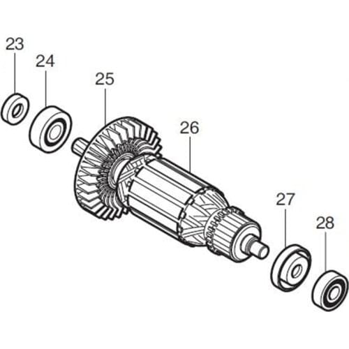 AC220-240V MAKITA 518831-8 Rotor Motor Armature for FS2200 Rotor