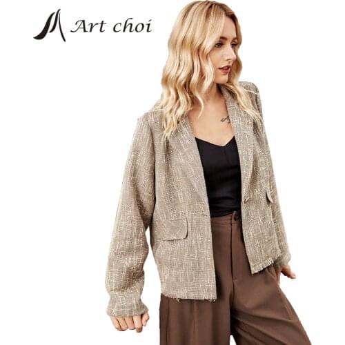Женские льняные пиджаки Art choi China At AliExpress