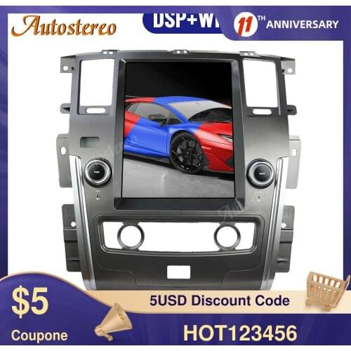 Android 9.0 64GB Tesla style For NISSAN Infiniti QX80 2014-2020 Car GPS Navigation auto Radio stereo Multimedia player head unit