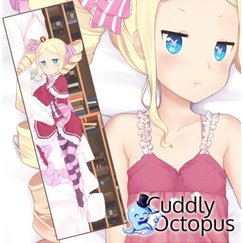 Anime Re:Life in a different world from zero Beatrice Dakimakura Hugging Body 2WAY Pillow Case Cover Pillowcase Cushion Cud