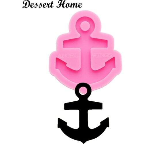DY0197 Plain Anchor Epoxy Resin Molds For Jewelry Diy Silicone Keychain Necklace Earring Decoration Shiny Glossy