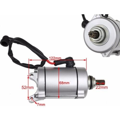 TDPRO 9 Teeth Motorcycle Engine Electric Starter Motor New For HX250 SB250 200cc 250cc Mini Moto Pit Dirt Pocket Quad Buggy Bike