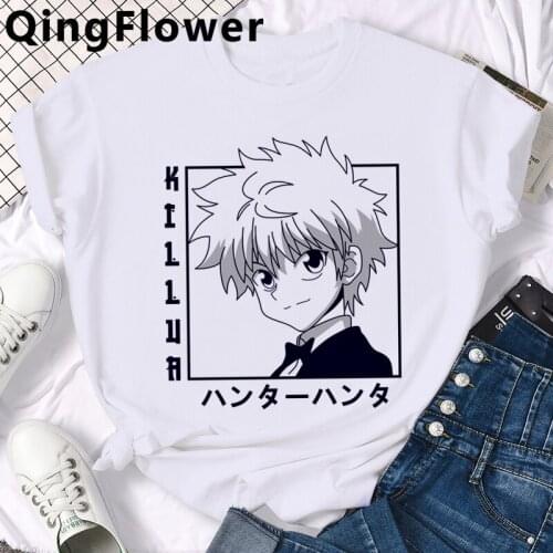 Hunter x Hunter Killua Zoldyck Anime Manga clothes male couple japanese print t shirt vintage aesthetic