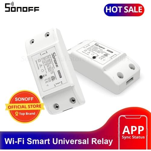 Original Sonoff 10A Wifi Smart Switch Remote Wireless Timer Light Switch Intelligent Universal DIY Smart Home Automation Module