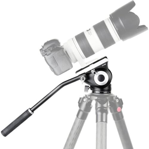 Manbily VH-90 Hydraulic Damping Panning Tilt System Fluid Video Head Tripod Monopod Mount Photo DSLR Camcorder Camera Panoramic