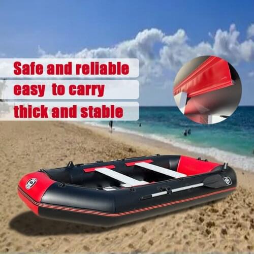 Solar Marine 5 Person 3.3 M PVC Inflatable Boat Fishing Kayak Wear-resistant Raft Comfortable Touring with Accessories