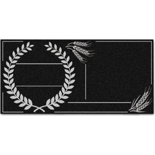 Natural Granite Personalized Pet Memorial Stone, Pet Gravestone Monument Marker - Ear of Wheat, 30X15CM