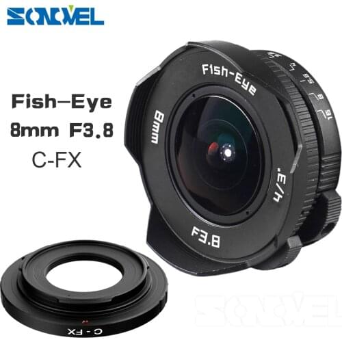 8mm F3.8 Fish-eye C mount Wide Angle Fisheye Lens Focal length Fish eye Lens Suit For Fuji Fujifilm X-E2 X-E1 X-Pro1 X-M1 X-A2