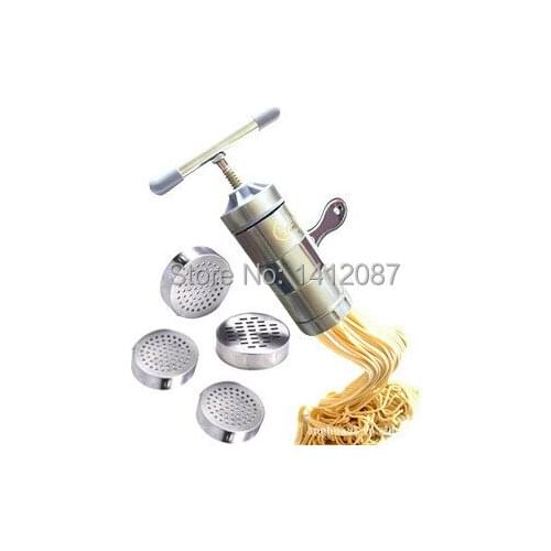 Portable stainless steel pasta machine creative kitchen manual noodle maker tools