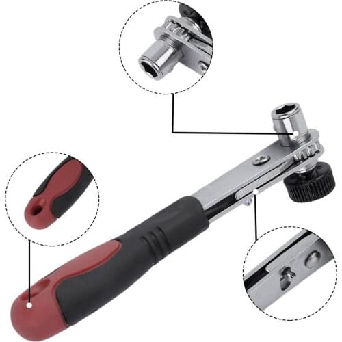 Professional and Durable Mini Rapid Ratchet Wrench 1/4" Screwdriver Rod Quick Socket Wrench Tools Home Tools