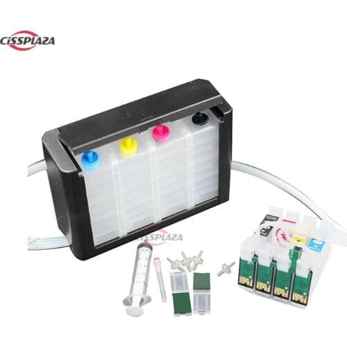 CISSPLAZA T1281 -t1284 Luxury CISS CIS ink system compatible for Epson Stylus S22 SX125 SX420W SX425W SX235W SX130 printer