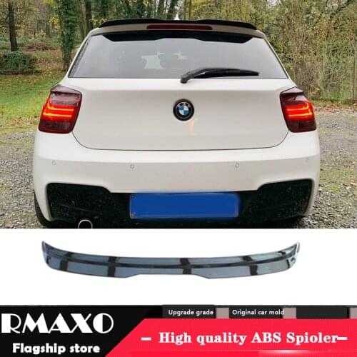 For BMW E87 Spoiler 2006-2013 BMW E87 116 118i 120i Hatchback spoiler universal TYS ABS Car Rear Wing Color Rear Spoiler