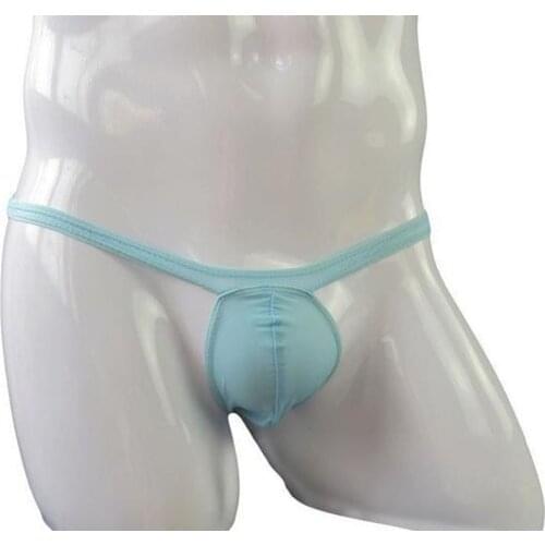 Low-rise Underwear Men G string and Thongs Small Penis Pouch Male Bikini Underwear 2019 ZJH0358L
