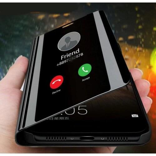 Smart Mirror Flip Case For Samsung Galaxy S10 Plus S10E Note 10 Lite A8 A7 A6 A9 J4 J6 Plus 2018 A5 J5 J7 2017 2016 Phone Cover