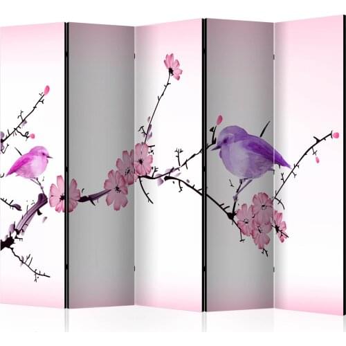 Windbreak-Bird on a Branch II [Room Dividers]