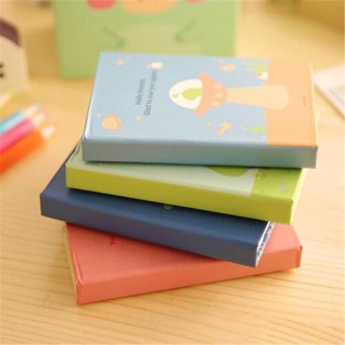 DL Lovable cat bird hard shell Notepad