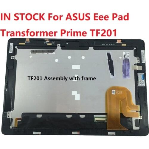 For ASUS Eee Pad Transformer Prime TF201 LCD Display Touch Screen Digitizer Sensor Assembly Frame TCP10C93 V0.3 HSD101PWW2-A01