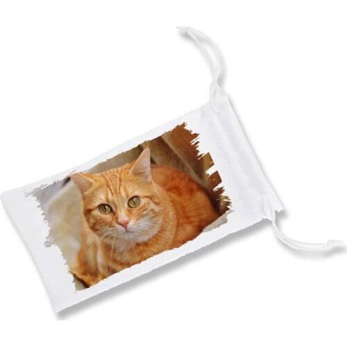 1 case multi-purpose bag cat TABBY orange very monkey glasses dice custom role color child girl drawing