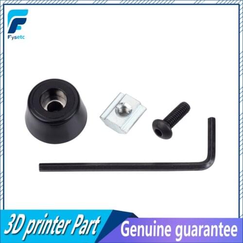 1 Set Antivibration Feet For 2020 Aluminum Profile Anti-vibration Rubber Landing Mat Feet With T Sliding Nut Block Square Nuts