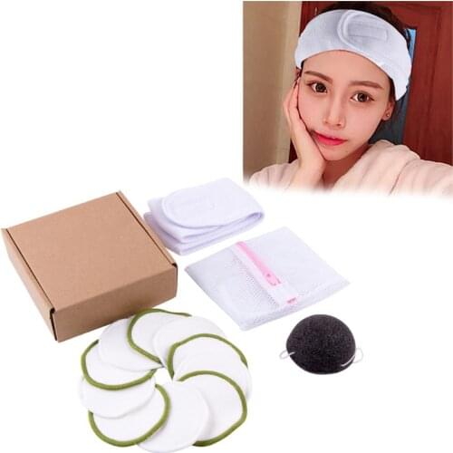 10pcs Facial Cleaner Towels Cosmetic Cleansing Pads Sufficient Enduring Toughness Beauty Makeup Wash Facial