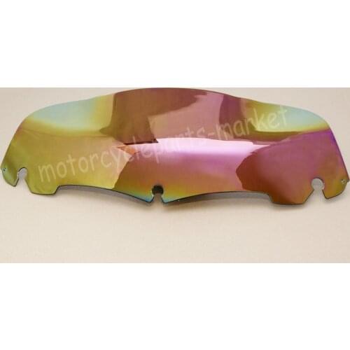 7 " Iridium Motorcycle Wind Shield Deflectors Wind Screen Windshield Windscreen For Harley Touring Electra Glide 2014 2015 2016