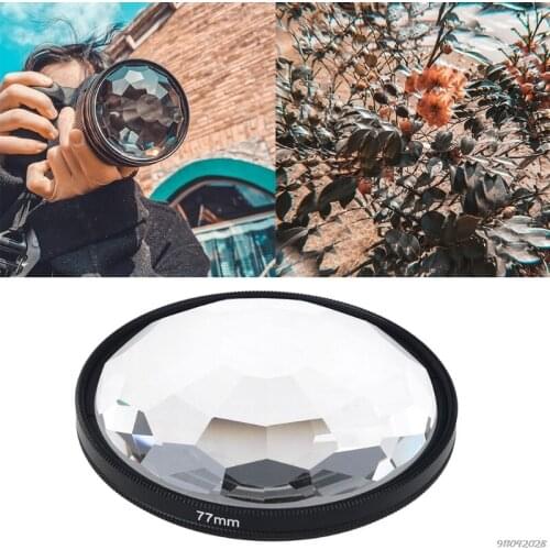 77mm Kaleidoscope Prism Kaleidoscope Glass Prism Camera Glass Filter Variable Number of Subjects SLR Photography M5 21 Wholesale